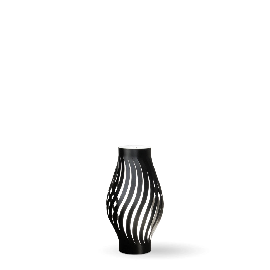 Lampada Da Scrivania-Ufficio Moderna Helios Polilux ® Nero 1 Luce E27 H40Cm
