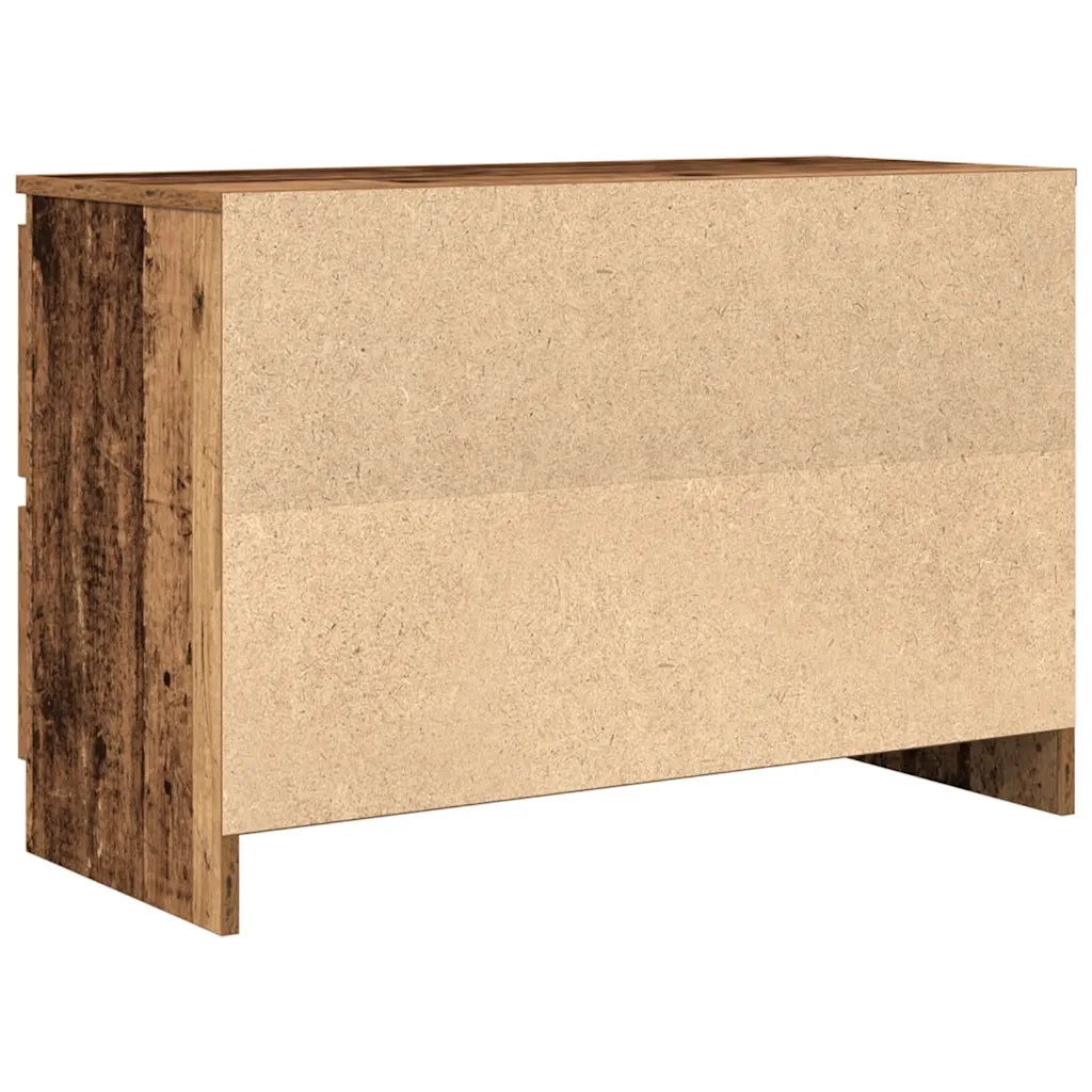 Mobile Porta TV Legno Antico 80x35x54 cm in Legno Multistrato 861794