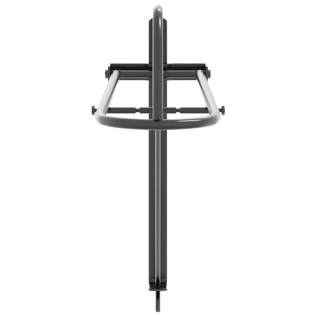 Portasella da Parete Pieghevole Nero in Ferro 172434