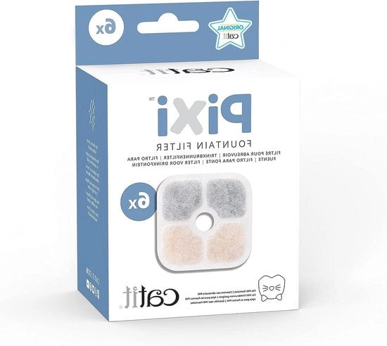 Filtro di sostituzione per fontana - Filtro per fontana per bibite - Pacchetto da 6 - Bianco
