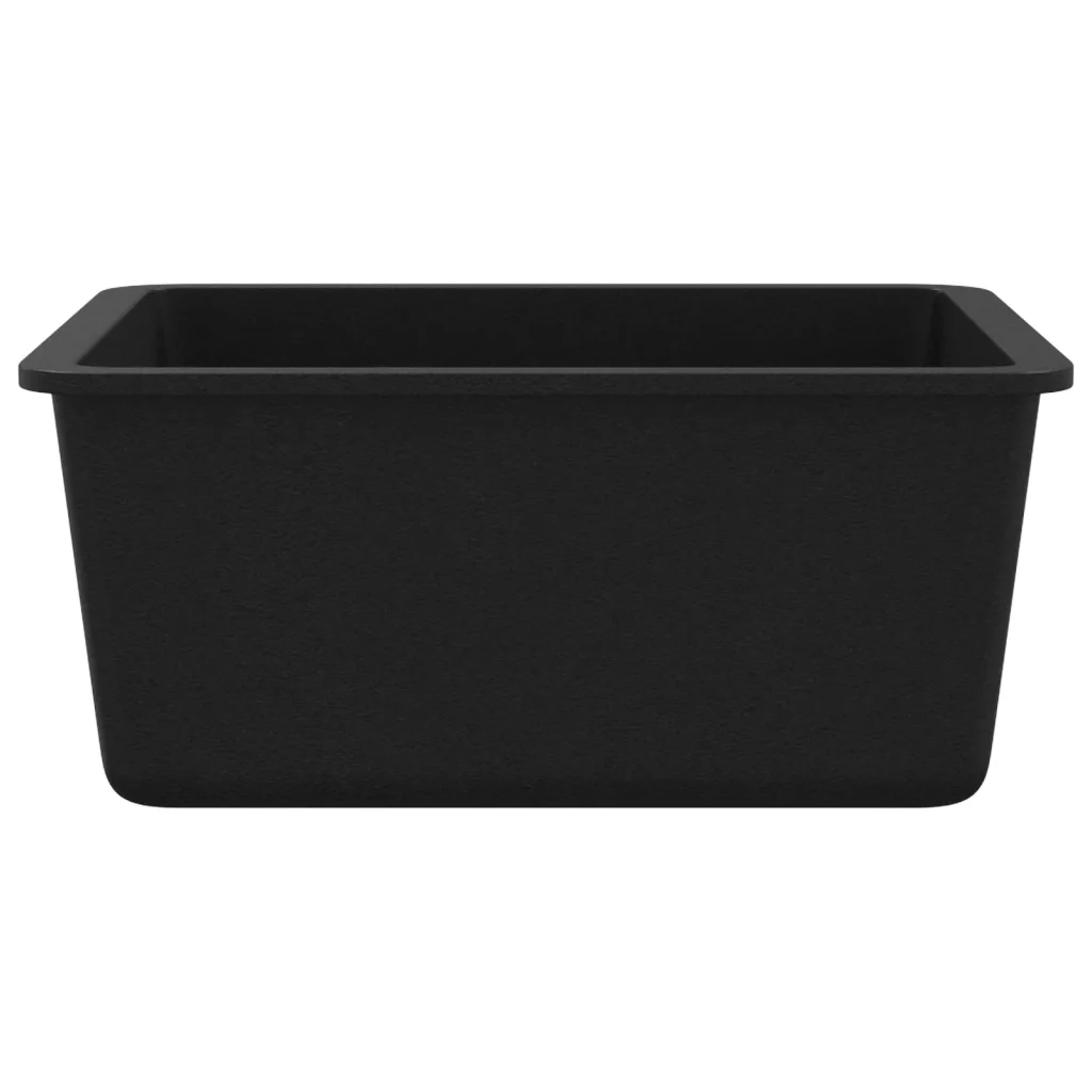 Lavello da Cucina in Granito Vasca Singola Nero CFW4436241