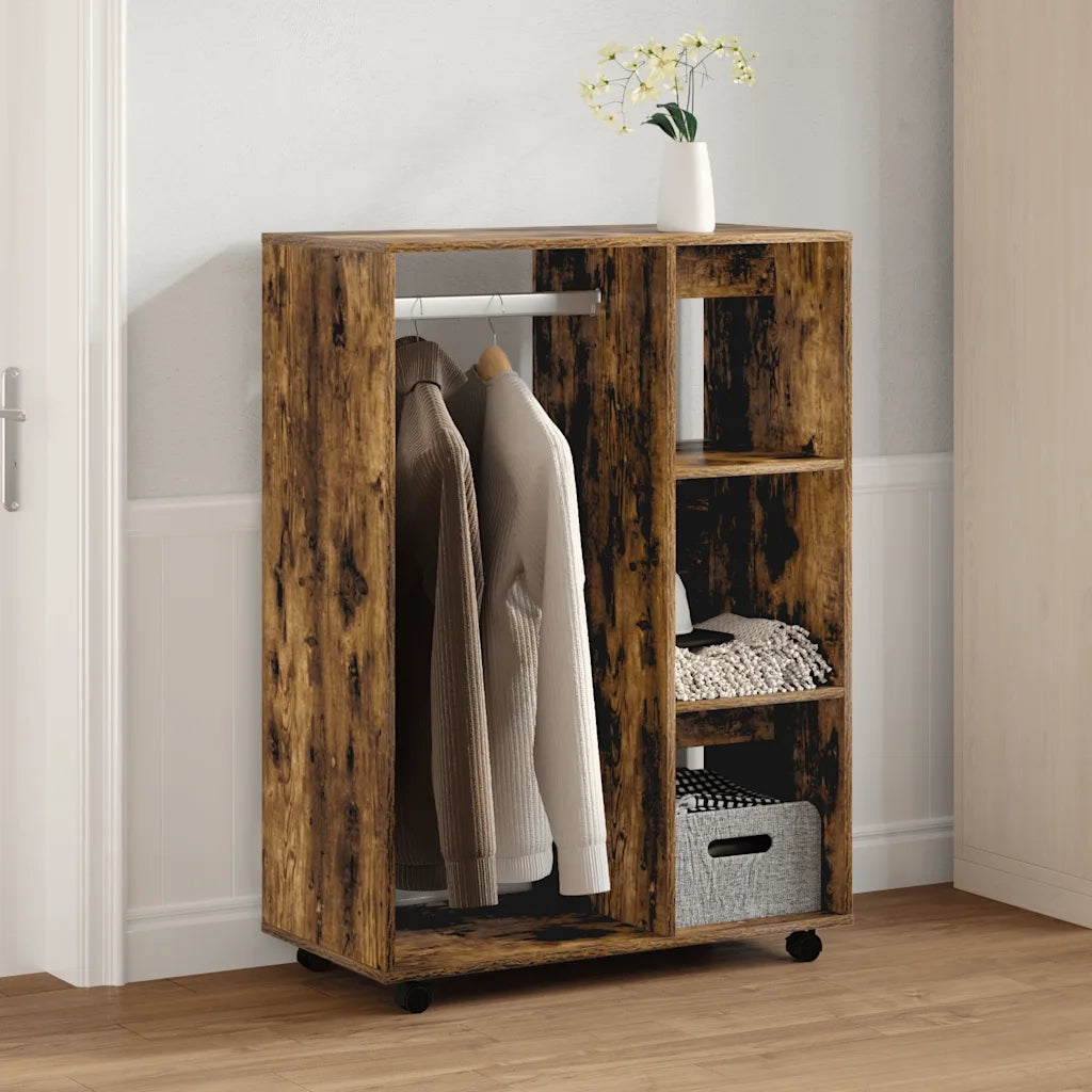 Armadio Rovere Fumo 80x40x110 cm in Legno Multistrato CFW9097602