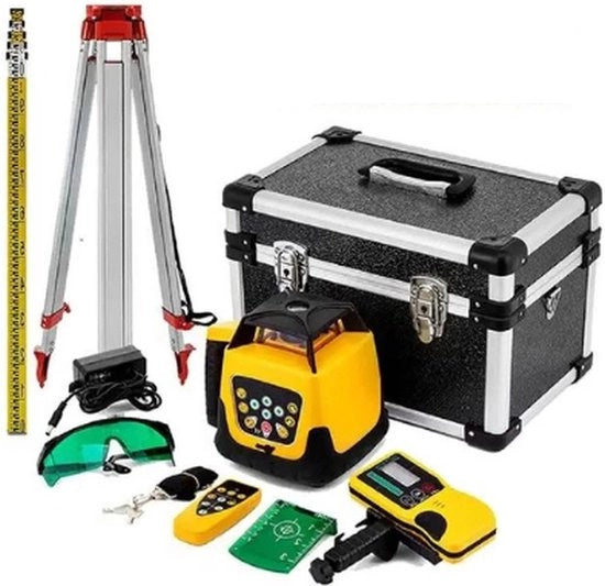 Laser Rotante - 500M - Laser Verde - Con Tripode - Precisione 1mm/ 1.5m