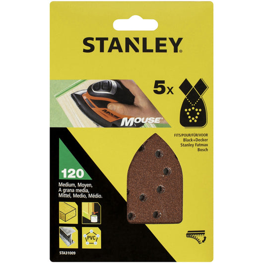 piranha/stanley x31009 5 fogli velcro x mouse gr.120 cod:ferx.6350