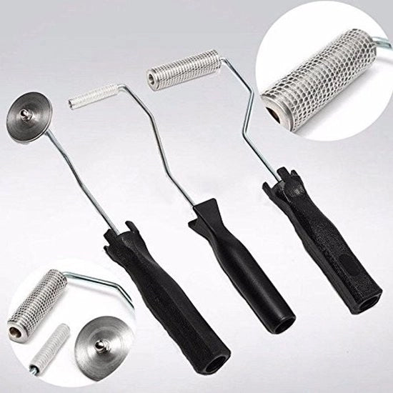 Set di Lamineatore da 3 pezzi - Lamineatore in Alluminio - Sostenibile - Miglioramento della Resistenza - Efficienza di Costruzione - Per Vetro e Acciaio - Strumento di Lamineatura