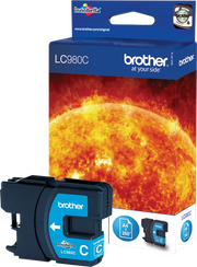 Brother LC980C cartuccia d'inchiostro 1 pz Originale Ciano