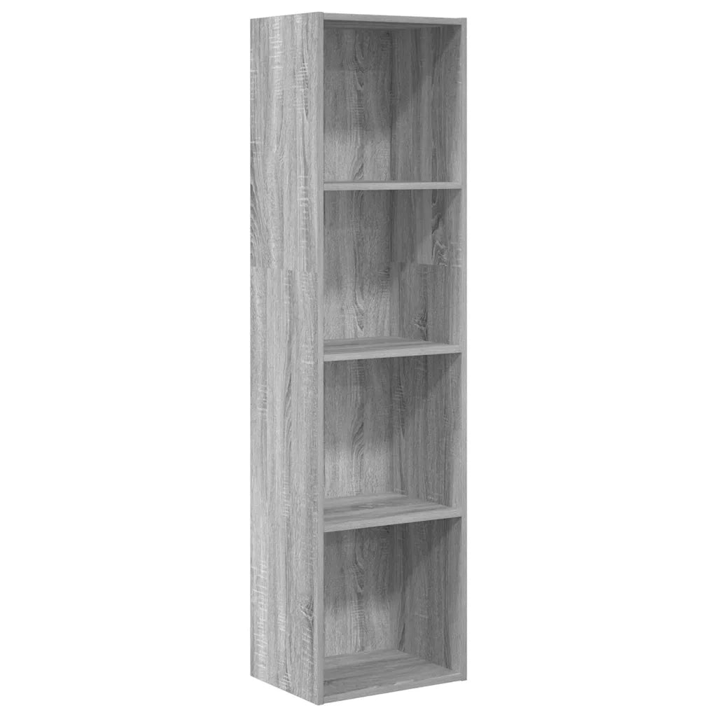 Libreria Grigio Sonoma 40x30x152 cm in Legno Multistrato 857881