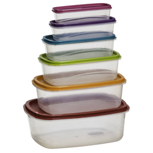 SET DI CONTENITORI X6 COLORATI