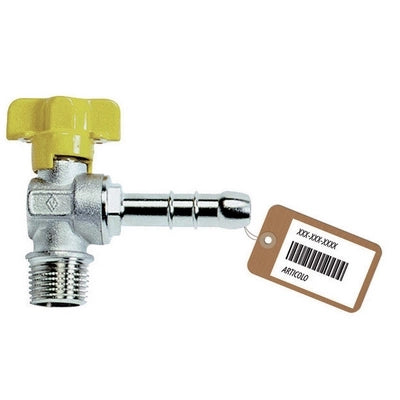 RUBINETTO A SFERA GAS SQUADRA M F-BRICO- 1/2 x 14 Metano- FAIDF- pezzi 1