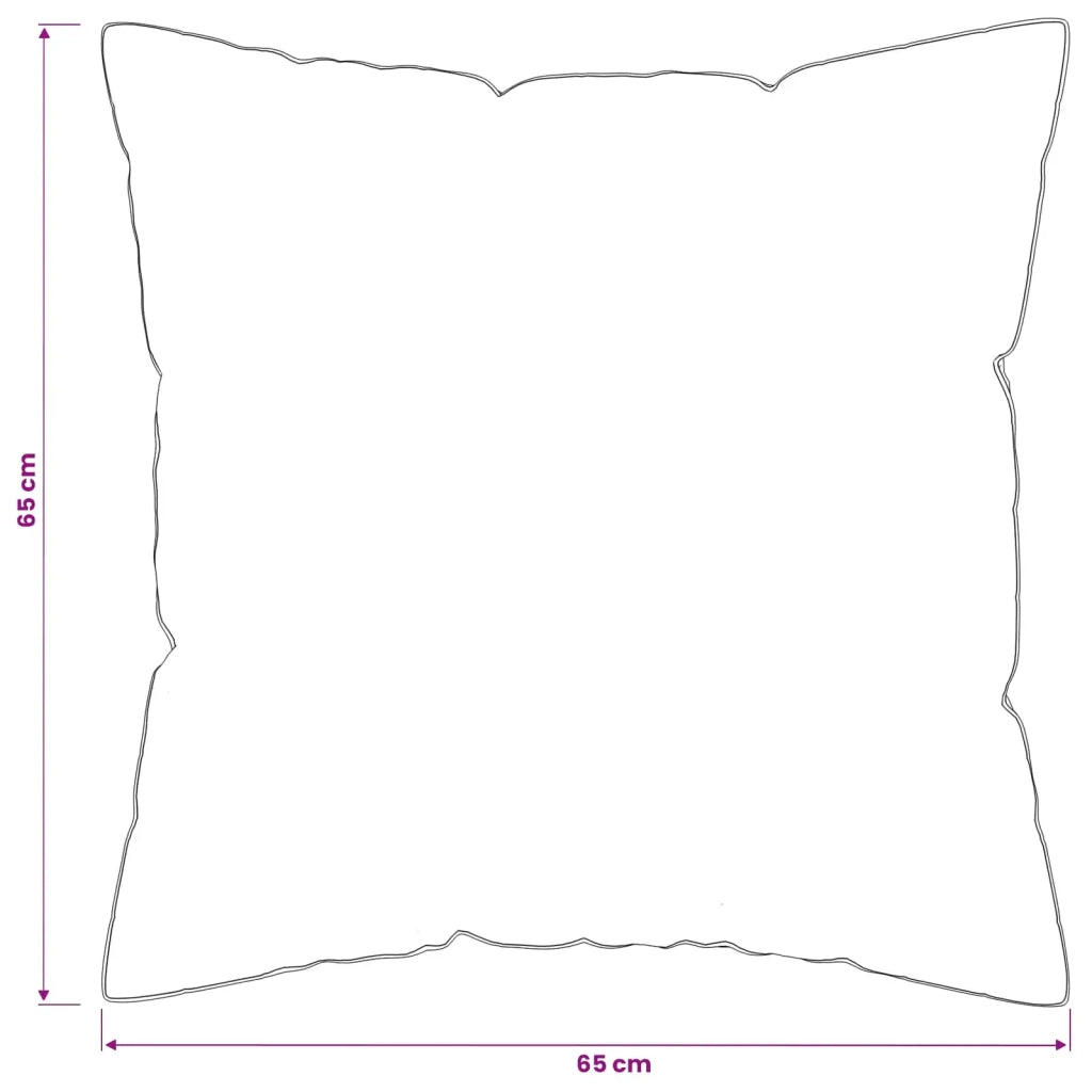 Cuscino 2 pcs 65 x 65 cm Lana Australiana Bianco 42042909