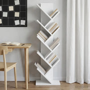 Scaffale per Libri a Forma di Albero 6 Ripiani 30 x 18 x 100 cm 8012372