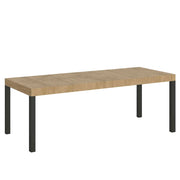 Tavolo Allungabile 200-460x90x77 cm Everyday Premium Quercia Natura Gambe Antracite