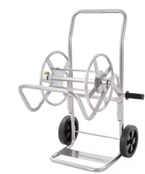 Tuinslang su rulli - Carrello di irrigazione per giardino - 60 metri - 65 x 50 x 89 cm.