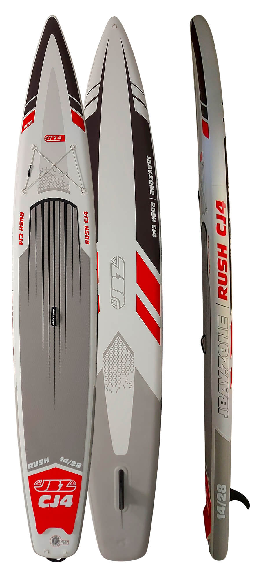 SUP Tavola Stand Up Paddle Gonfiabile 426x71x15 cm con Pagaia Zaino e Accessori Jbay.Zone Rush CJ4