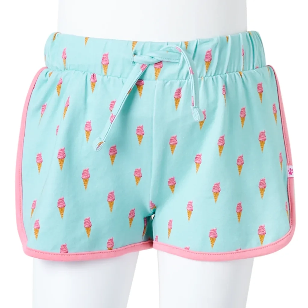 Pantaloncini per Bambini con Coulisse Menta Chiaro 104 CFW1218466