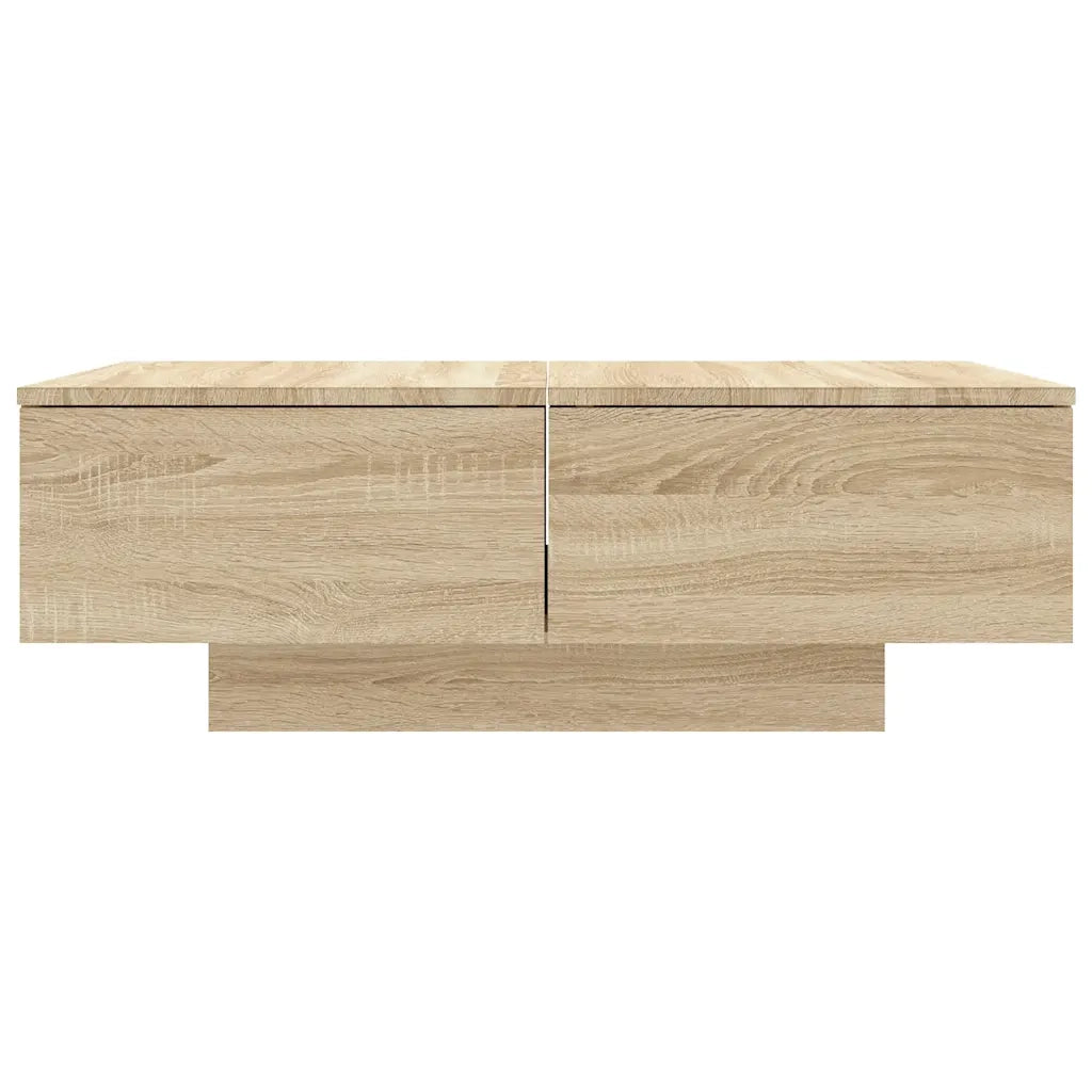 Tavolino da CaffÃ¨ Rovere Sonoma 90x60x31 cm in Truciolato cod mxl 14824