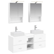 Set di mobili per il bagno 5 pcs Bianco 3406799