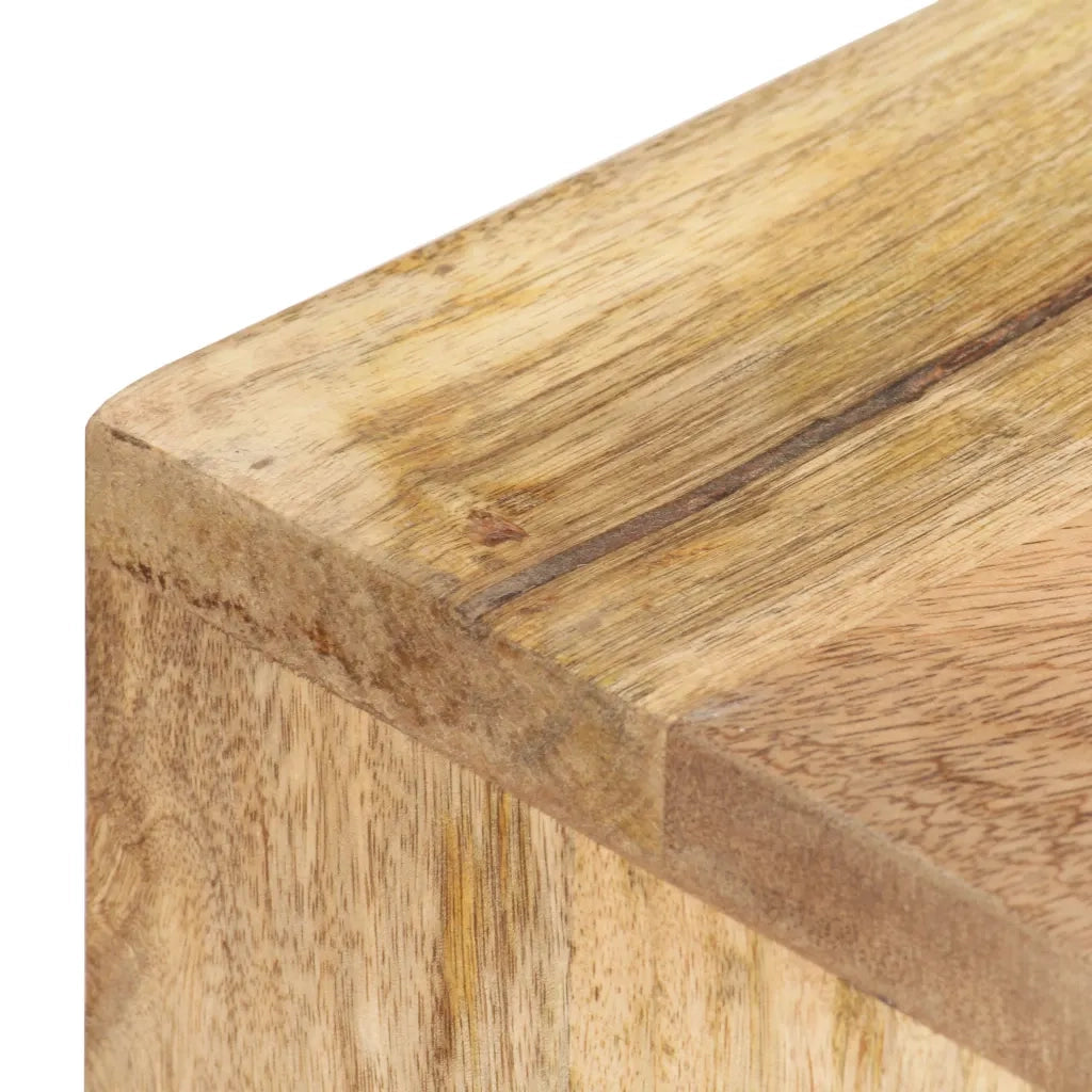 Supporto Skateboard da Parete 25x20x30 cm in Legno di Mango 320480