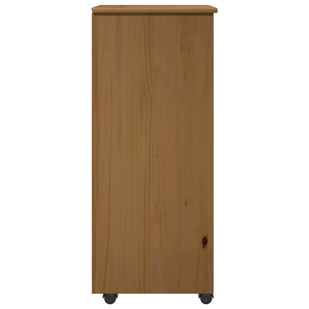 Mobile con Ruote con ruota Marrone miele 34 x 39 x 93,5 cm 42028364