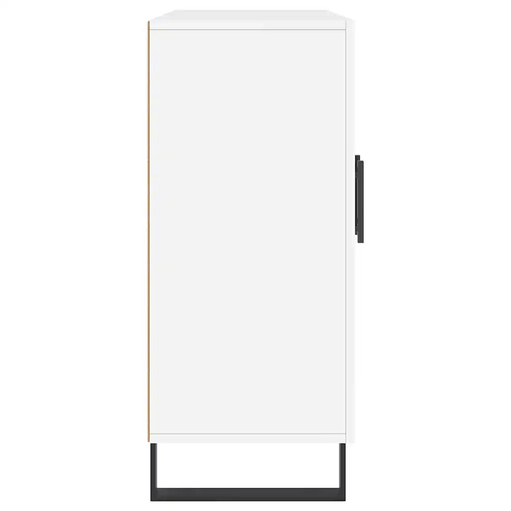 Credenza | Madia | Buffet da pranzo | Armadio da pranzo Bianca 90x34x80 cm in Legno Multistrato