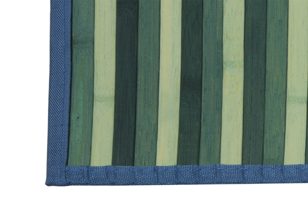 Tappeto Bamboo Degradè In Varie Colorazioni - 50x290 cm - Azzurro
