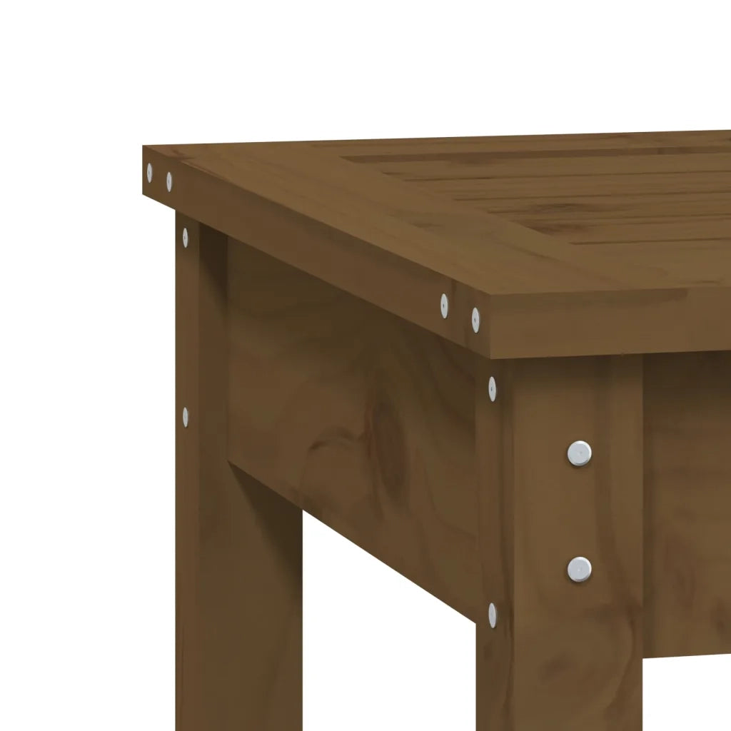 Panca da Giardino Ambra 80x44x45 cm Legno Massello di Pino 824000