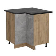 Vicco Mobile ad angolo cucina Calcestruzzo 75.6 cm , PL Antracite