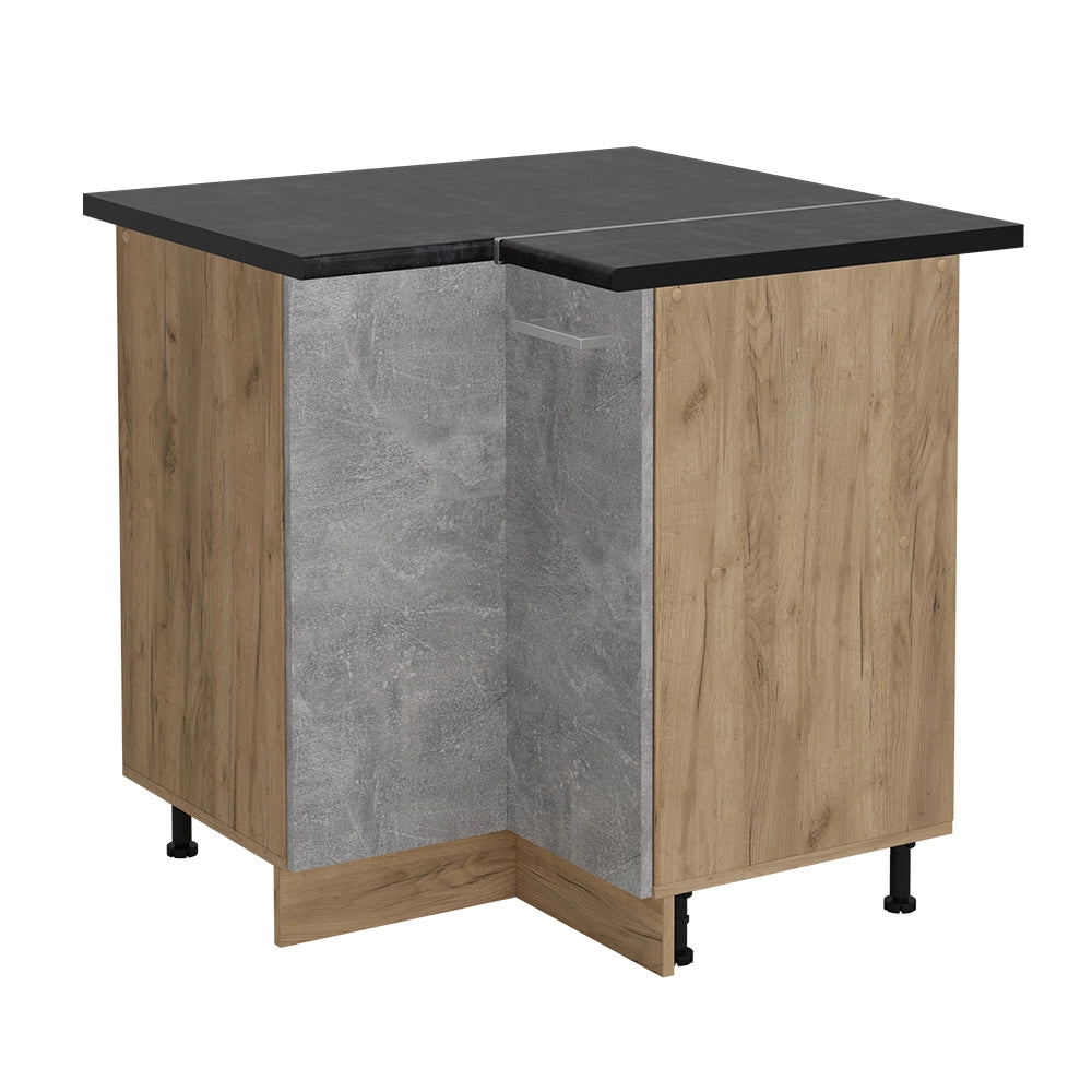 Vicco Mobile ad angolo cucina Calcestruzzo 75.6 cm , PL Antracite