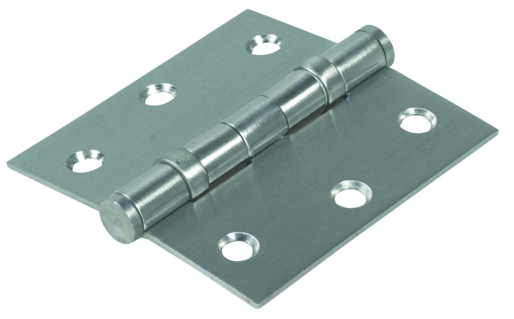 IBFM CERNIERA CON CUSCINETTI A SFERA E POMOLO PIANO in acciaio inox mm.  76x76 (3x3'')