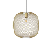 Lampadario A Sospensione Contemporaneo Net Metallo Oro 1 Luce E27 42W