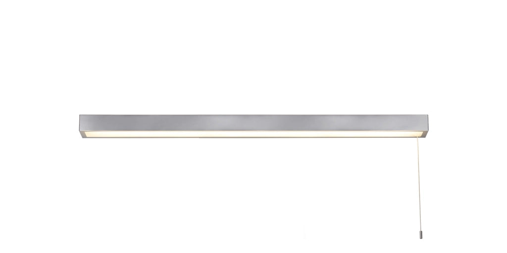 Applique Contemporanea Venti Alluminio Cromo Bianco Led 25,68W 3000K