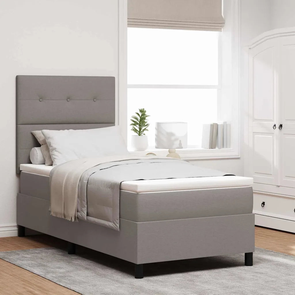 Letto a molle con materasso con led Talpa 100 x 200 cm Tessuto