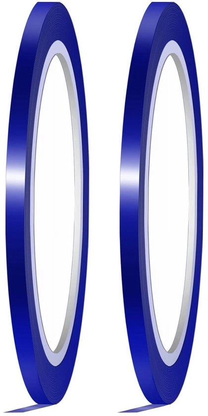 Tape di Isolamento ad Alta Temperatura per Sublimazione Arte e Artigianato 2 Rulli, 5mmx33m (Blu)