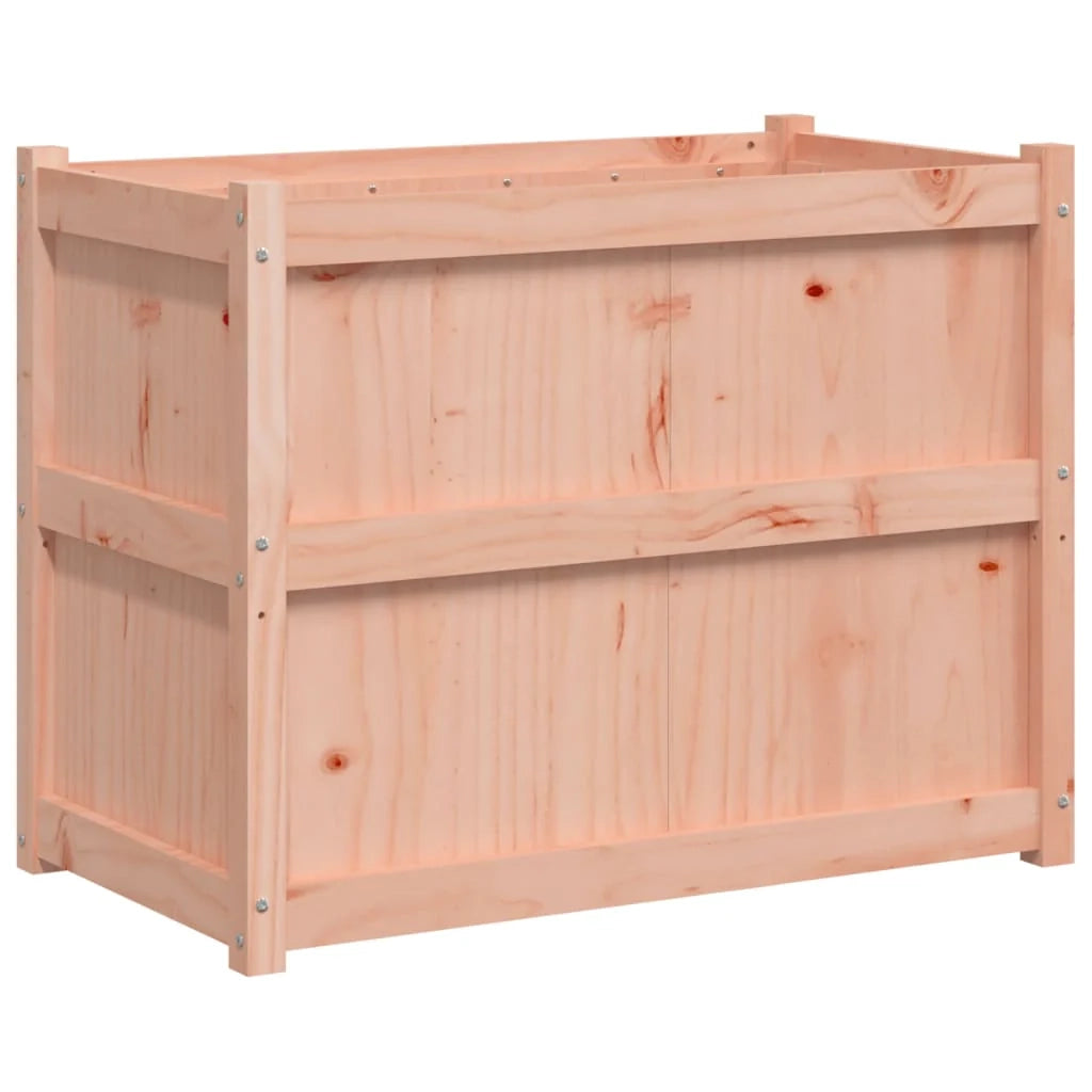 Vassoio per fioriera aiuola rialzata piante fiori terrazza giardino 90 x 50 x 70 cm legno massello marrone Douglas 02_0038006