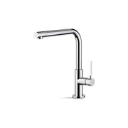 Newform miscelatore monocomando cucina Maki 71822, bocca girevole, finitura ottone cromato, monoforo, cartuccia ceramica