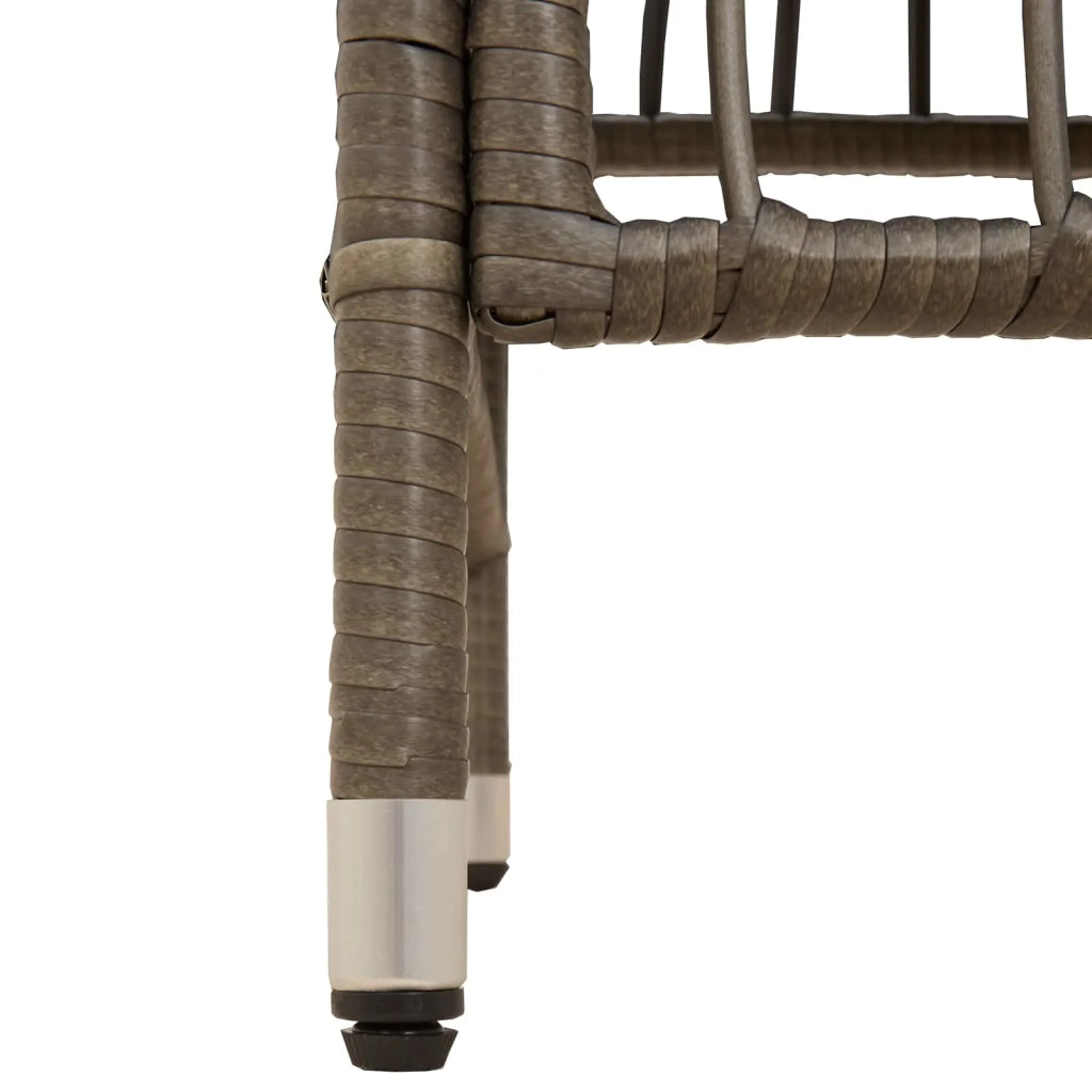 Sedie da giardino 2 pz Grigio 42025129
