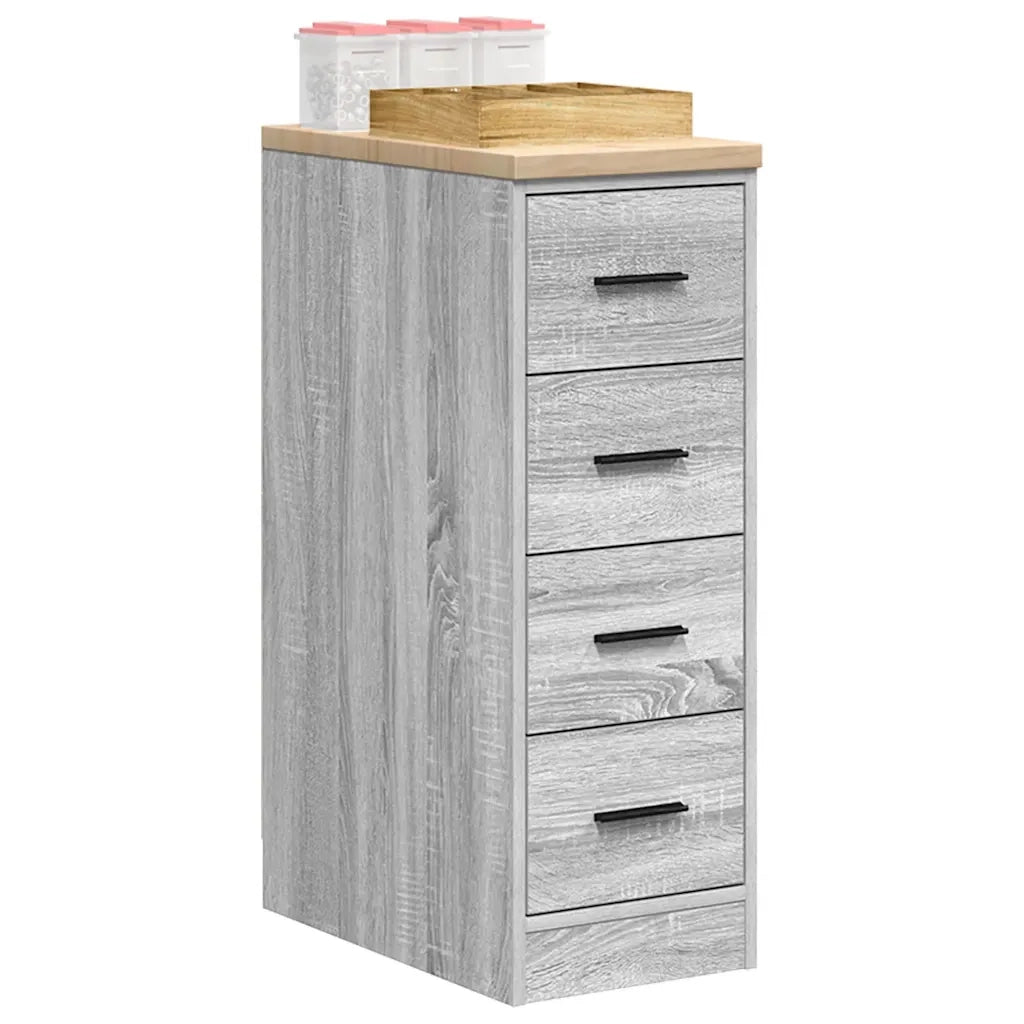Armadietto da Garage Grigio Sonoma 30x51x85 cm 860585
