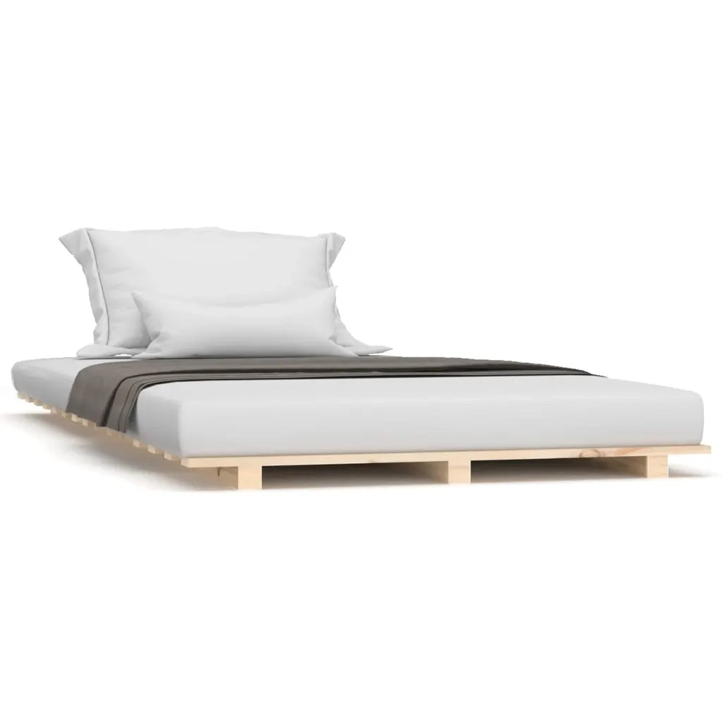 Giroletto senza Materasso 100x200 cm in Legno Massello di Pino 824553