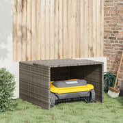 Garage per Robot Tosaerba Grigio 86x90x52/57 cm in Polyrattan