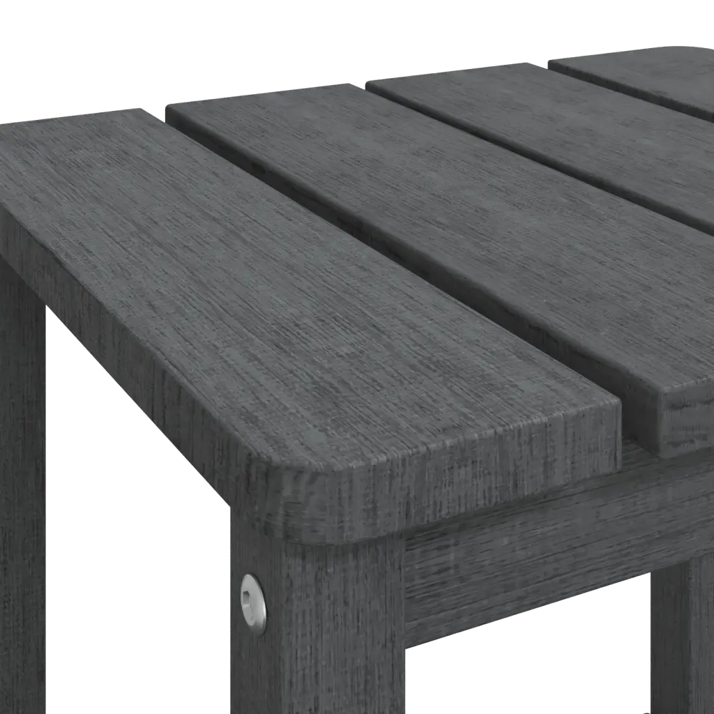 Tavolo da Giardino Adirondack Antracite 38x38x46 cm HDPE cod mxl 34377