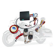 Trade Shop - Kit Antifurto Moto Scooter Con 2 Telecomandi Centralizzato Sirena 125 Db Allarme -