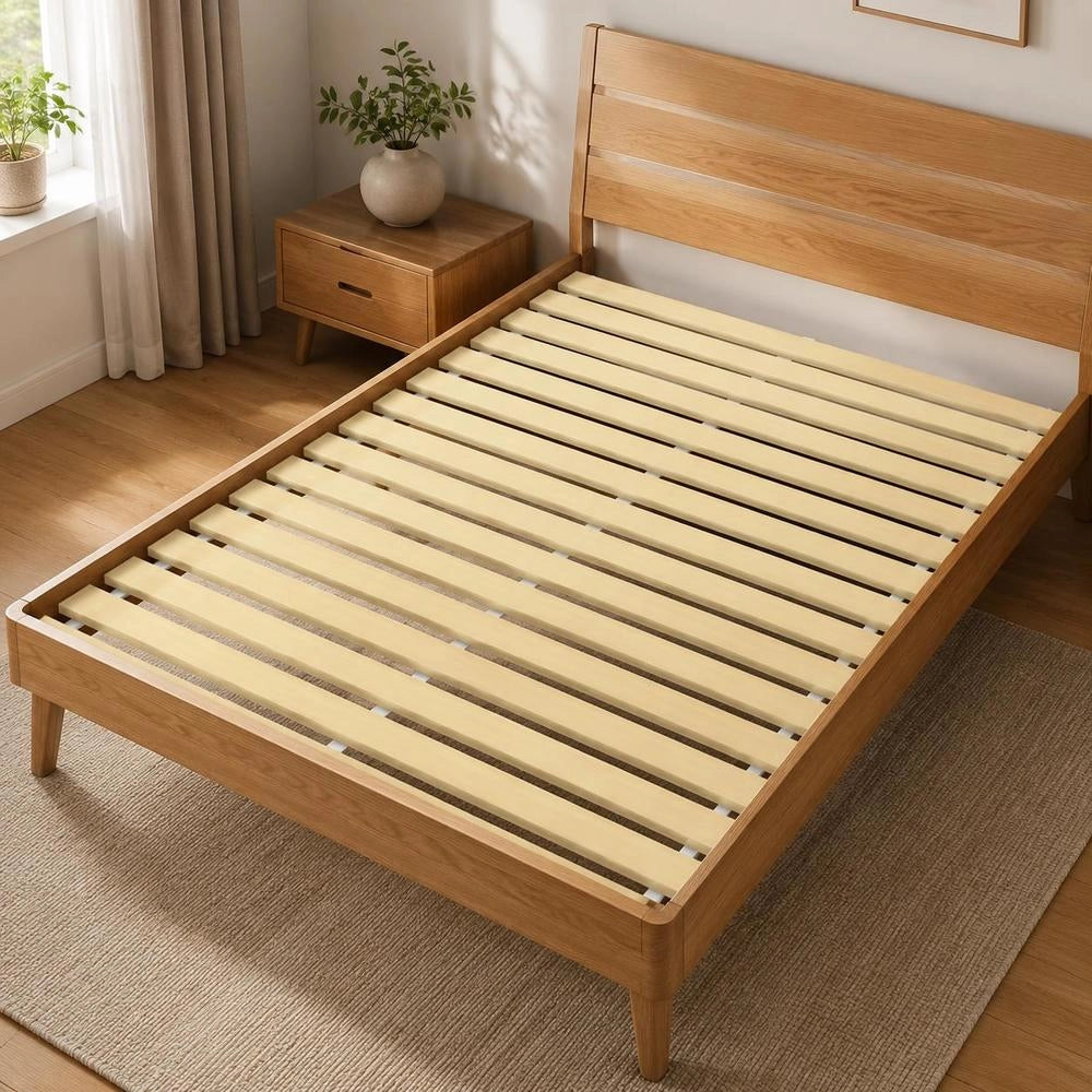 Bed Slatted Frame Replacement With 17 Slats 100x200 Cm