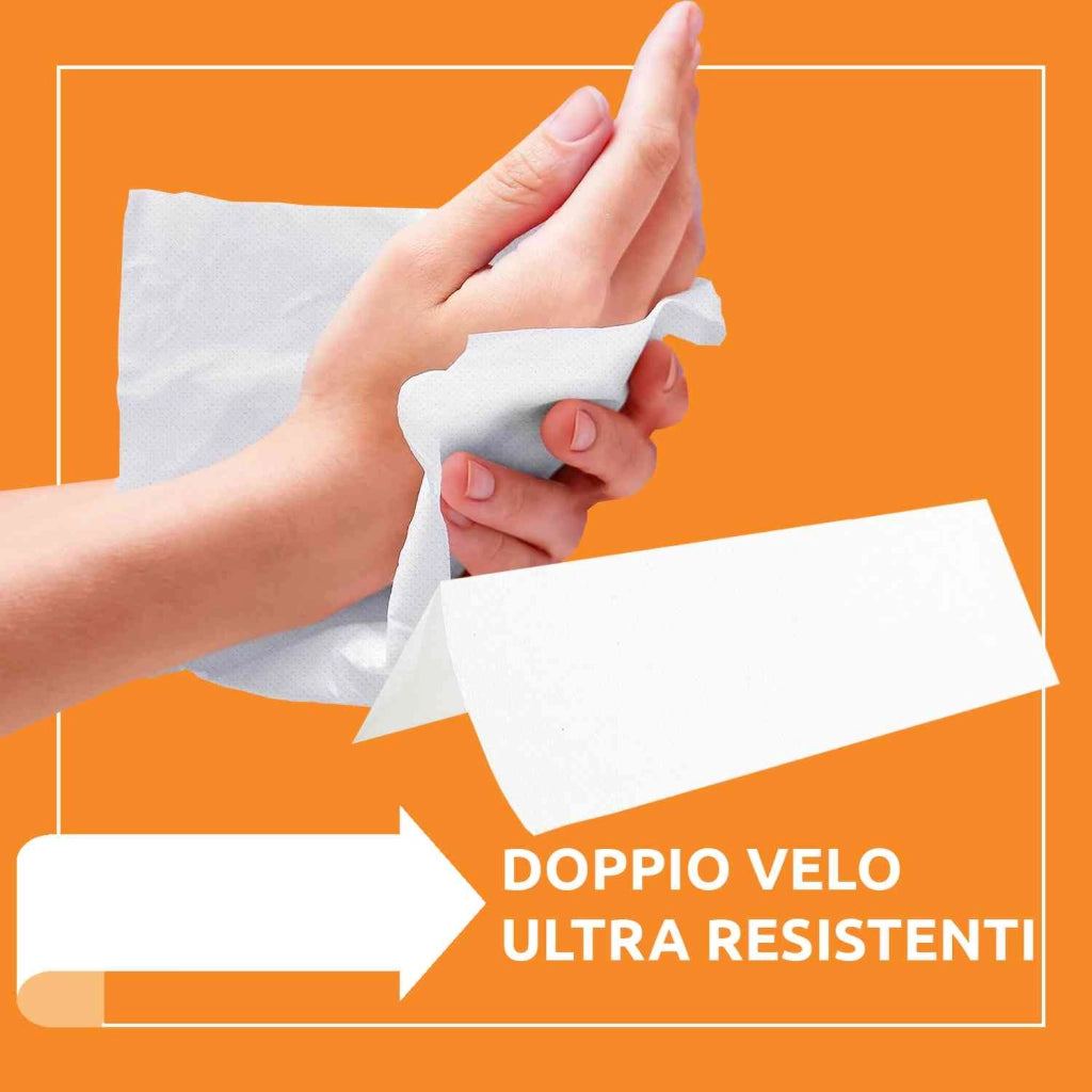 Akitaink 1000 Asciugamani Carta Piegati C V