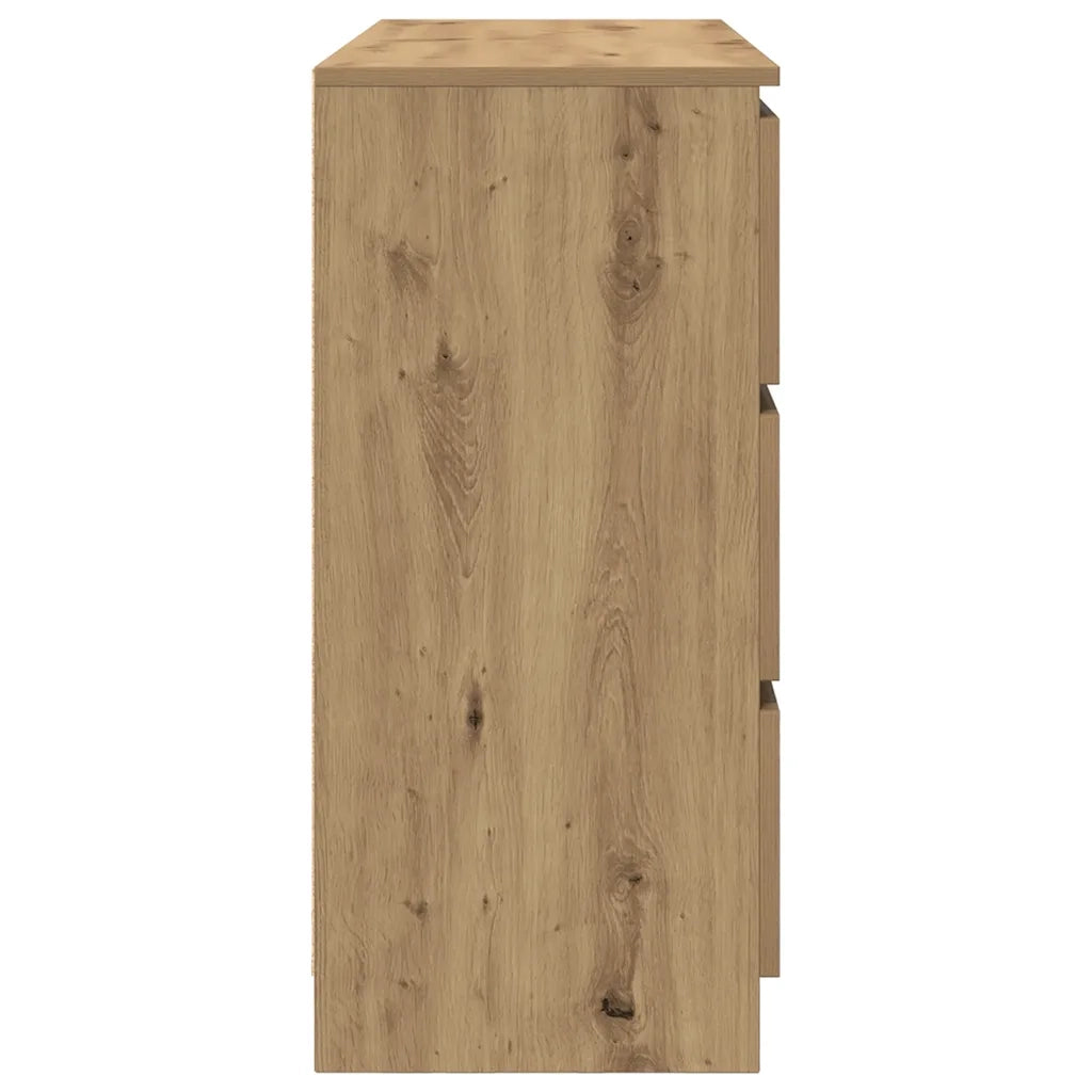 Credenza-Buffet-Armadio da cucina Rovere Artigianale 100x35x76 cm in Legno Multistrato