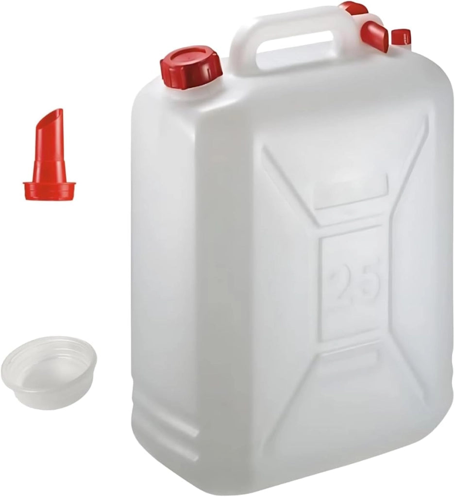 Tanica 10 litri in Plastica con Tappo e Dosatore - Fusto HDPE Contenitore Per Condensa Condizionatore - Bidone per Liquidi