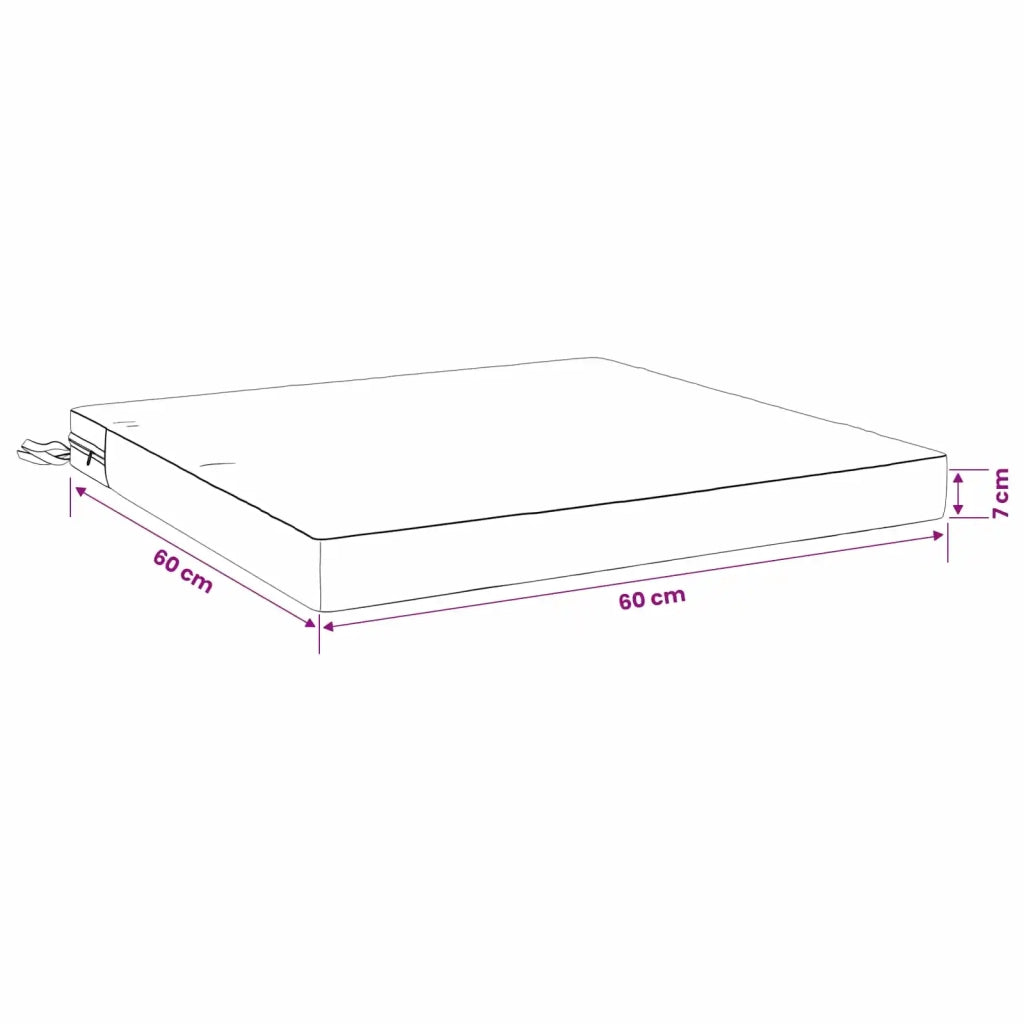 Cuscini per Sedia in 4 Pezzi SOEST 4 pz 100% Poliestere Verde 944742