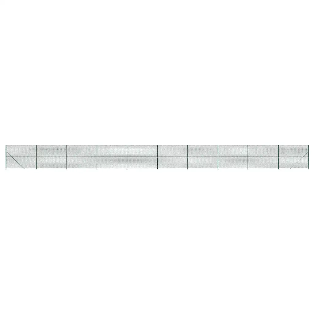 Recinzione a Rete con Flangia Verde 1,4x25 m 153947