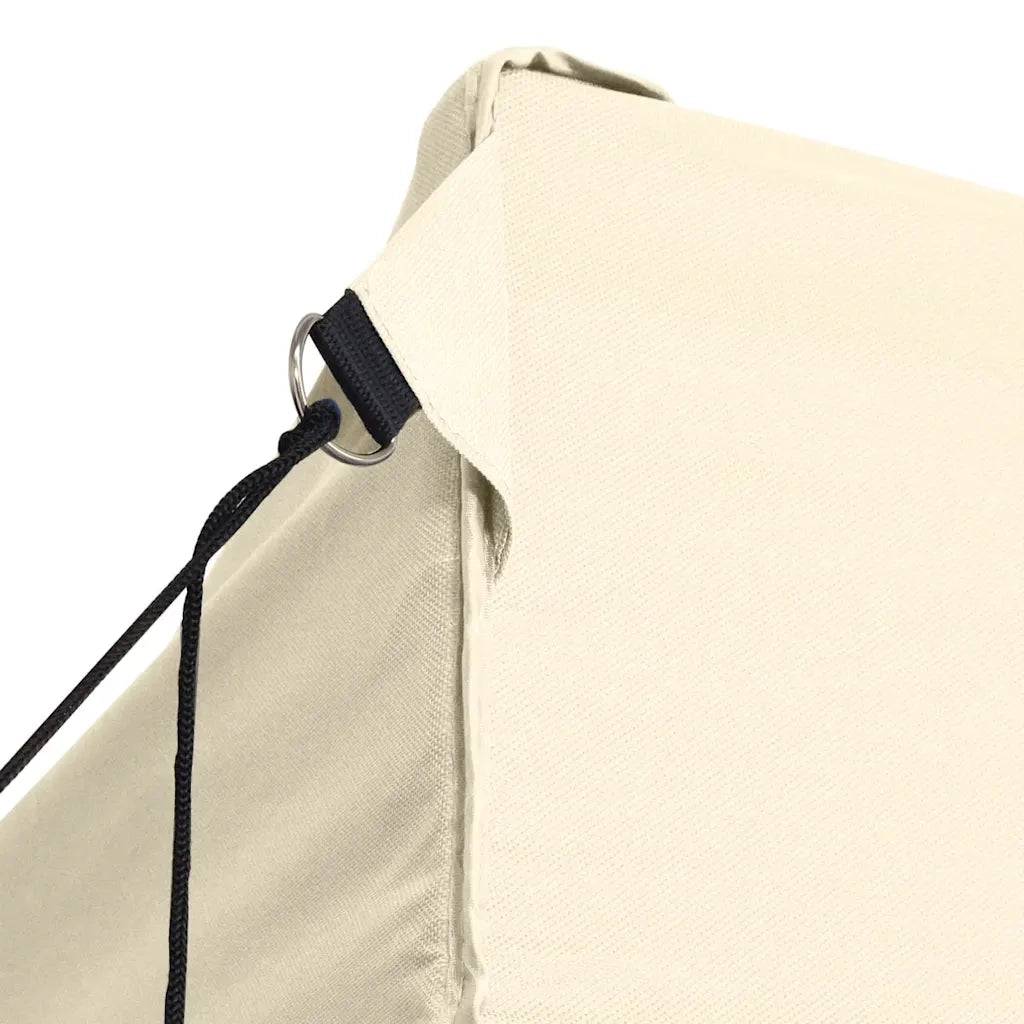 Tenda Pieghevole Pop-Up 4 Pareti Laterali 3x4,5 m Bianco Crema 42513