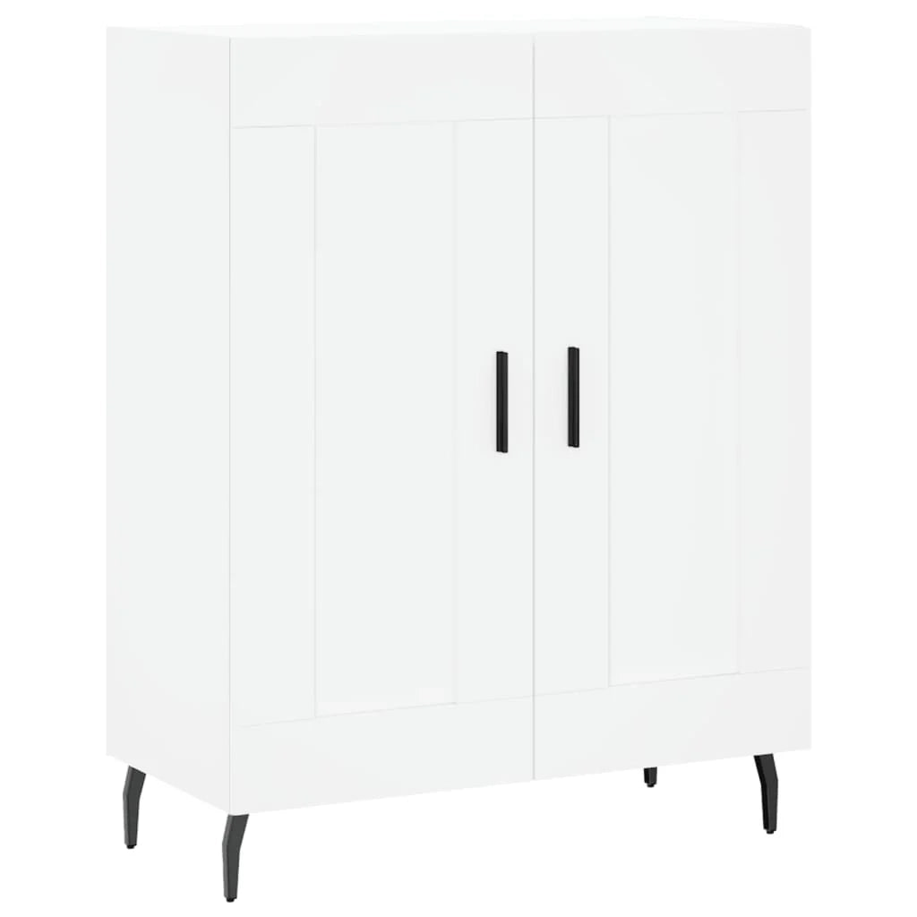 Buffet credenza cassettiera mobiletto mobile contenitore organizer cucina soggiorno salotto alto 69,5 x 34 x 180 cm legno ingegnerizzato bianco 02_0032656