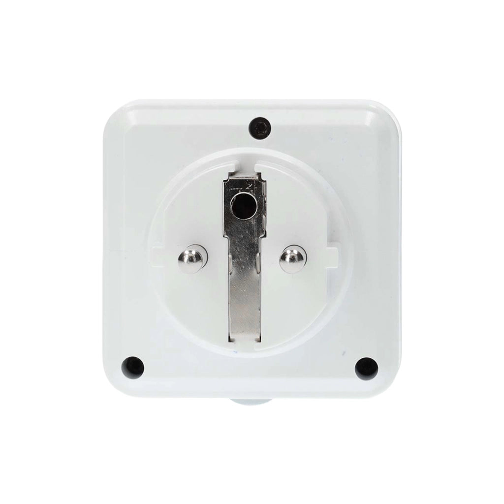 Presa Esterna Connessa Impermeabile IP44 Wattmetro Zigbee 3.0 Bianco Nedis